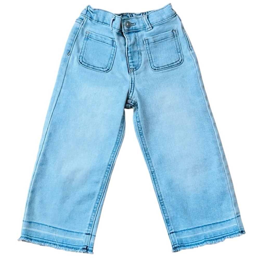 3/$30 Wonder Nation wide leg soft light denim jeans